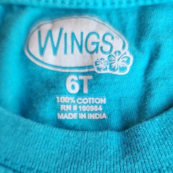 Wings "Send More Tourists" Cape Cod Shark T-Shirt Size 6T - Picture 4 of 8